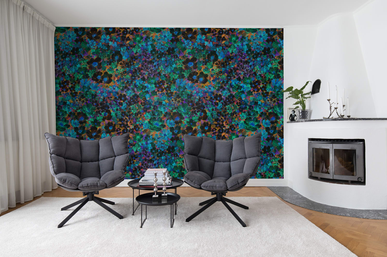 Flowerhaze, Retro Wallcoverings